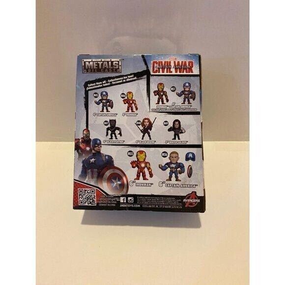 2016 Marvel Civil War Black Widow Metals Die Cast 4-inch Figurine by Jada Toys - Picture 3 of 5